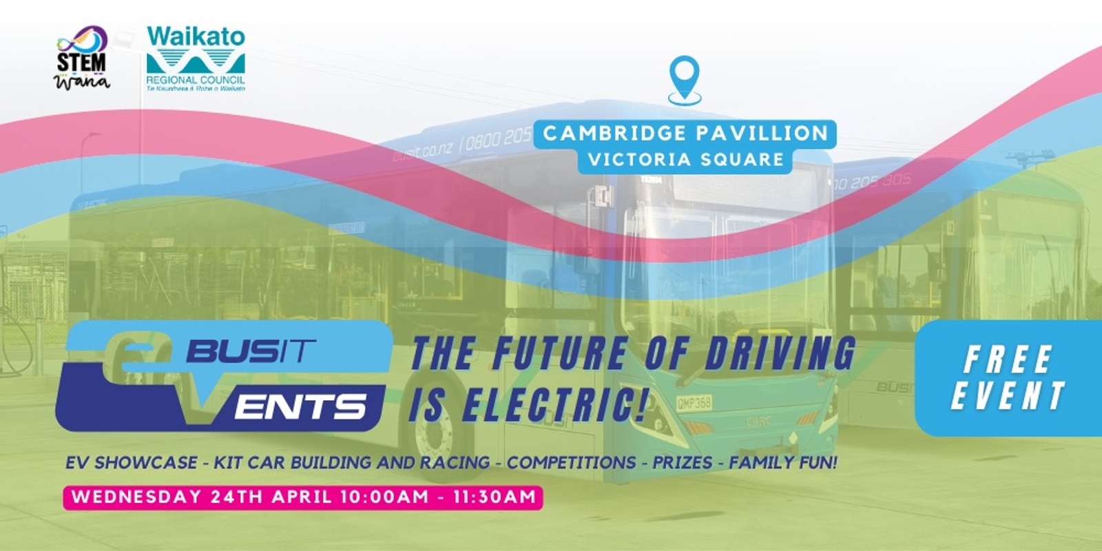 Banner image for BUSIT & STEM Wana Event - The future of driving is electric - Cambridge
