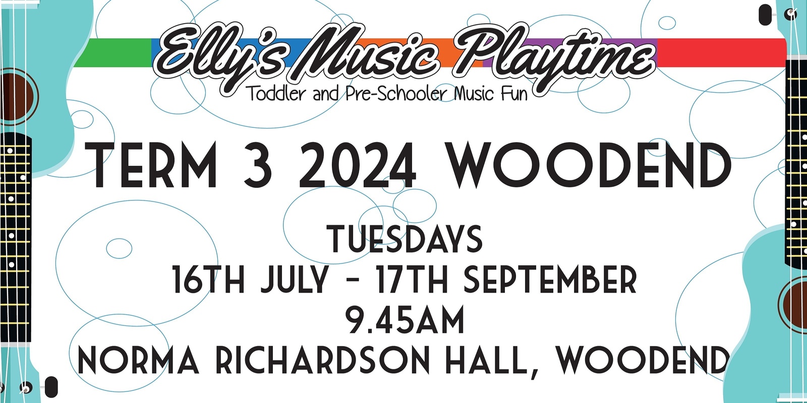 Banner image for Elly's Music Playtime - Term 3 2024 - Tuesday Woodend