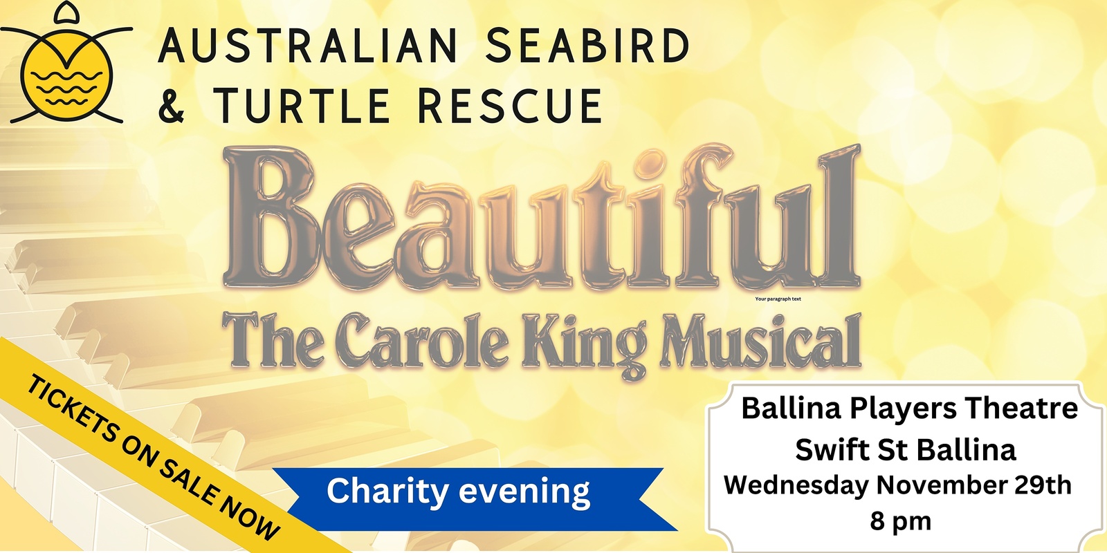 Banner image for Carol King Musical Charity Night