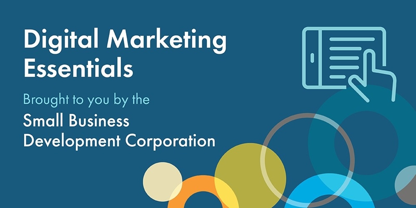 Banner image for Digital Marketing Essentials