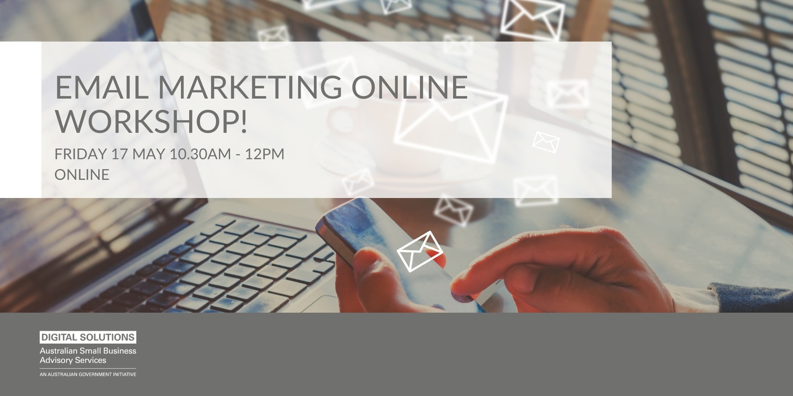 Banner image for Email Marketing online Workshop!