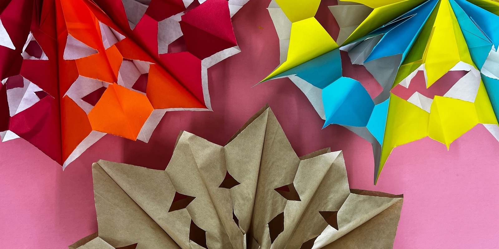 Banner image for 3D Paper Snowflakes Workshop