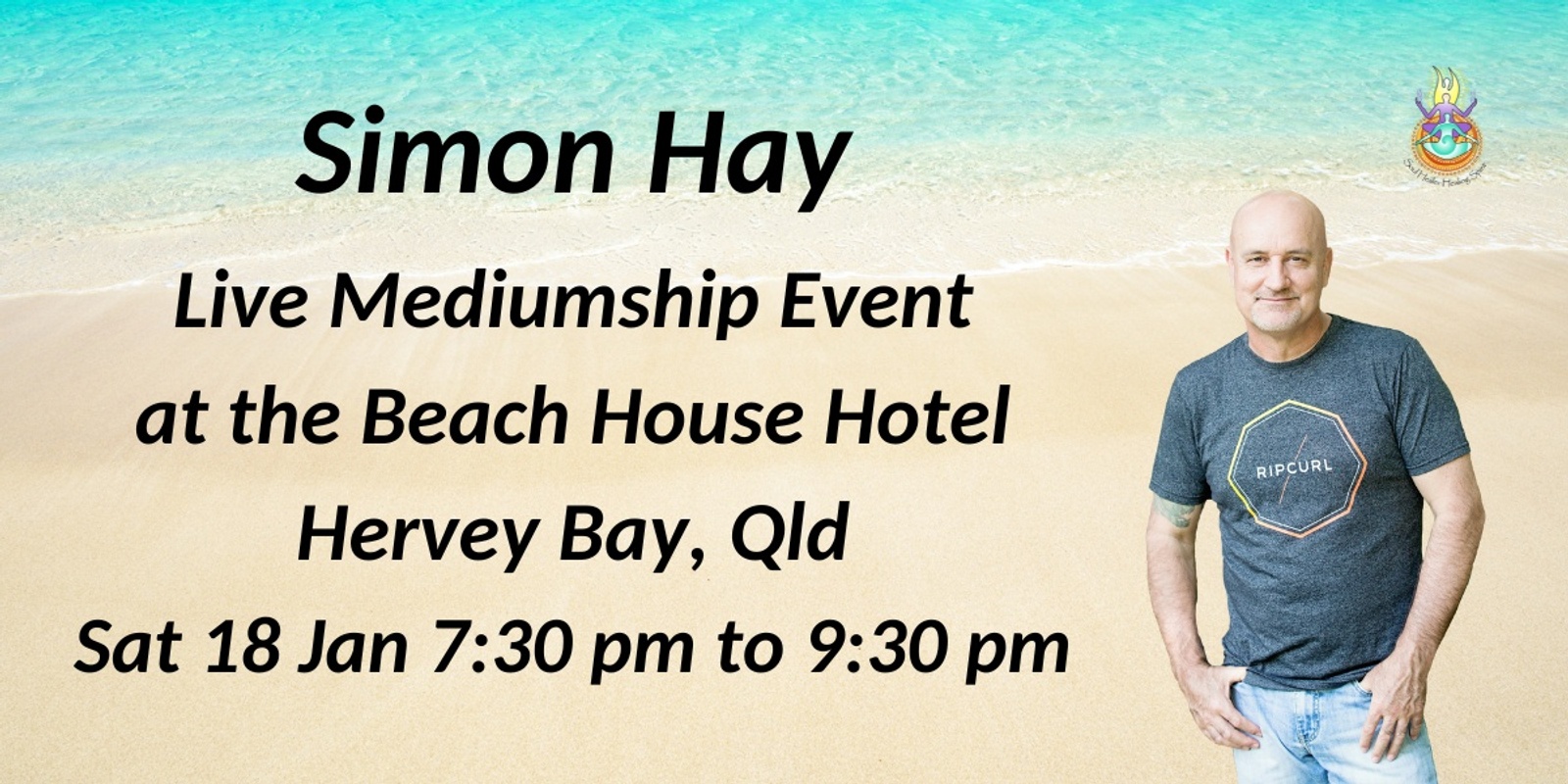 Banner image for Aussie medium, Simon Hay at the Beach House Hotel in Hervey Bay