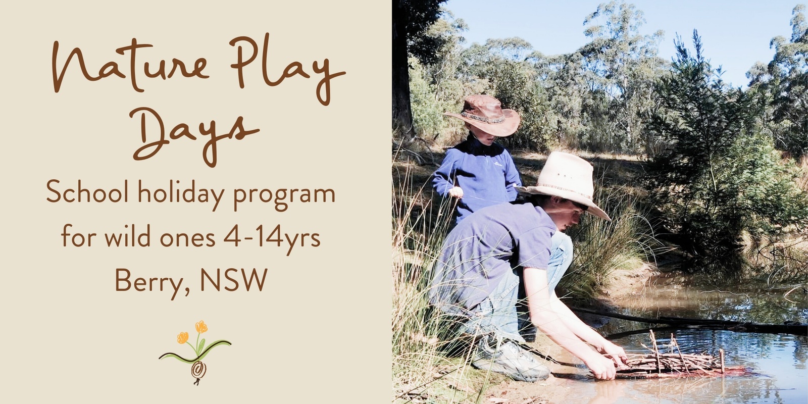 Banner image for Spring Holidays - nature play days