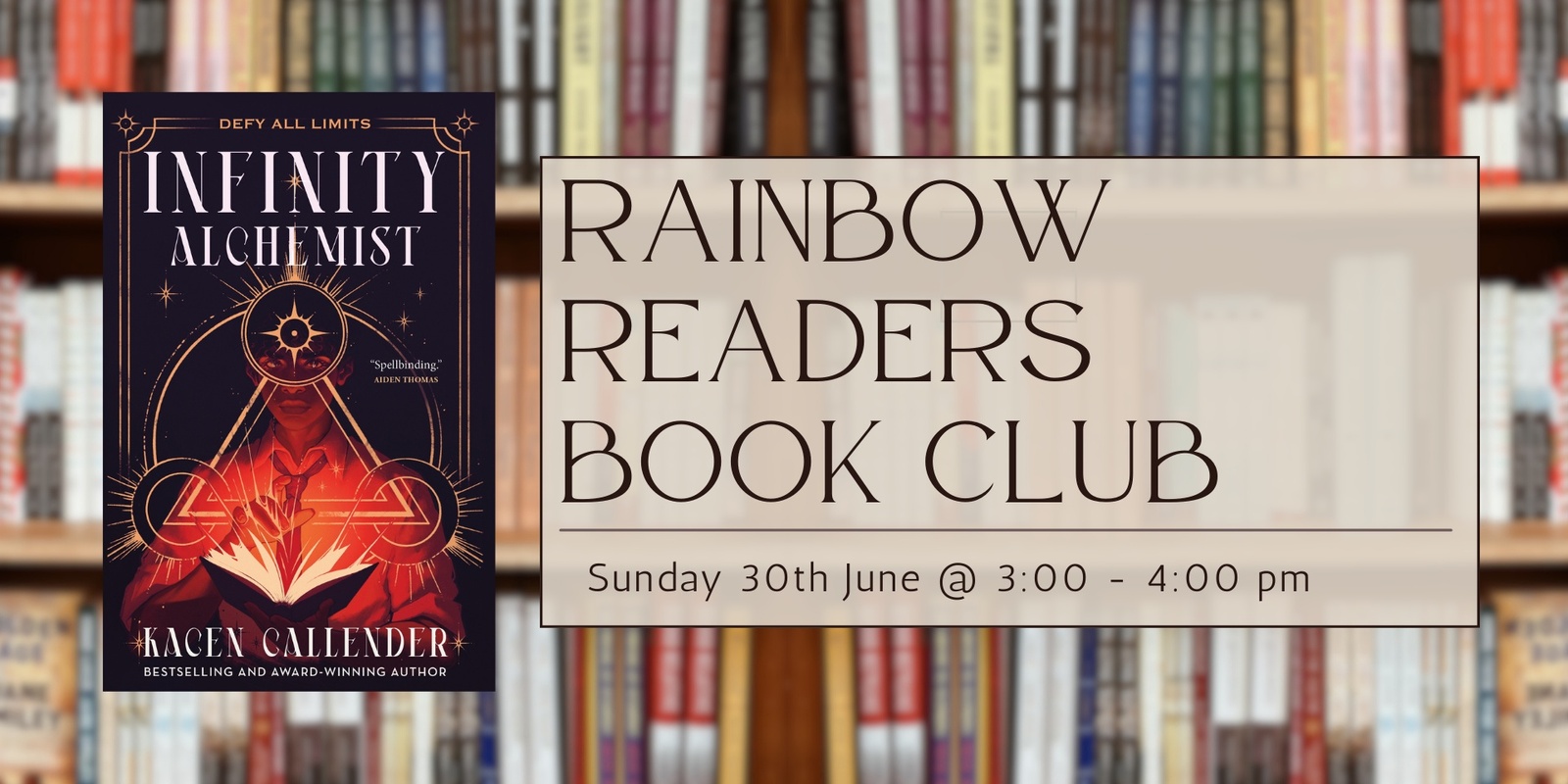 Banner image for Rainbow Readers LGBTQIA+ Book Club 2024