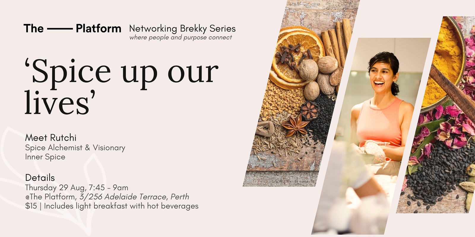 Banner image for Networking Brekky : Inner Spice