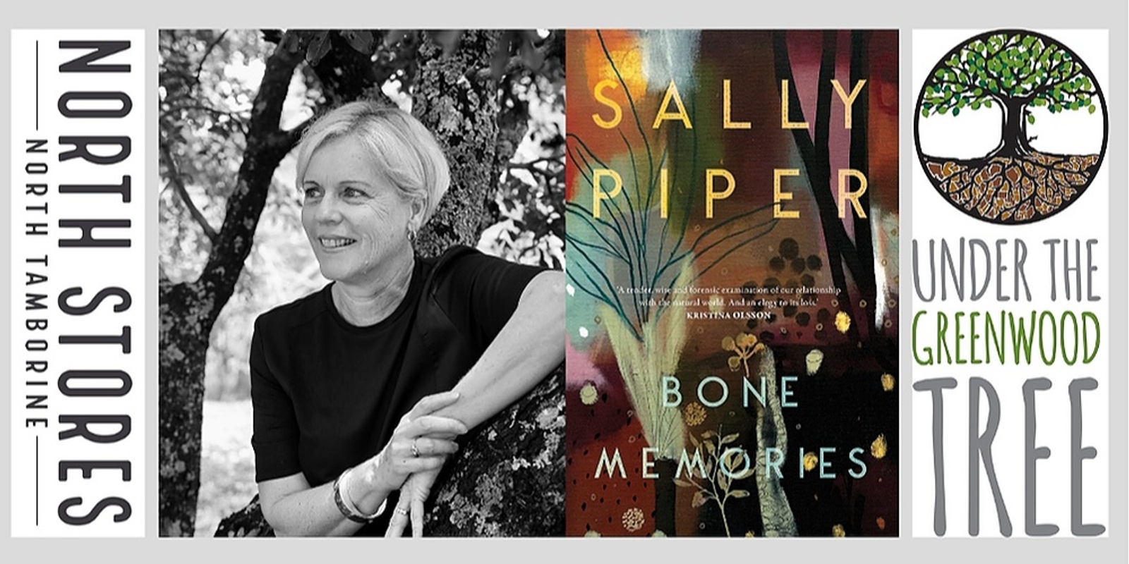 Banner image for Author Talk with Sally Piper + Dinner at North Stores in Mt Tamborine