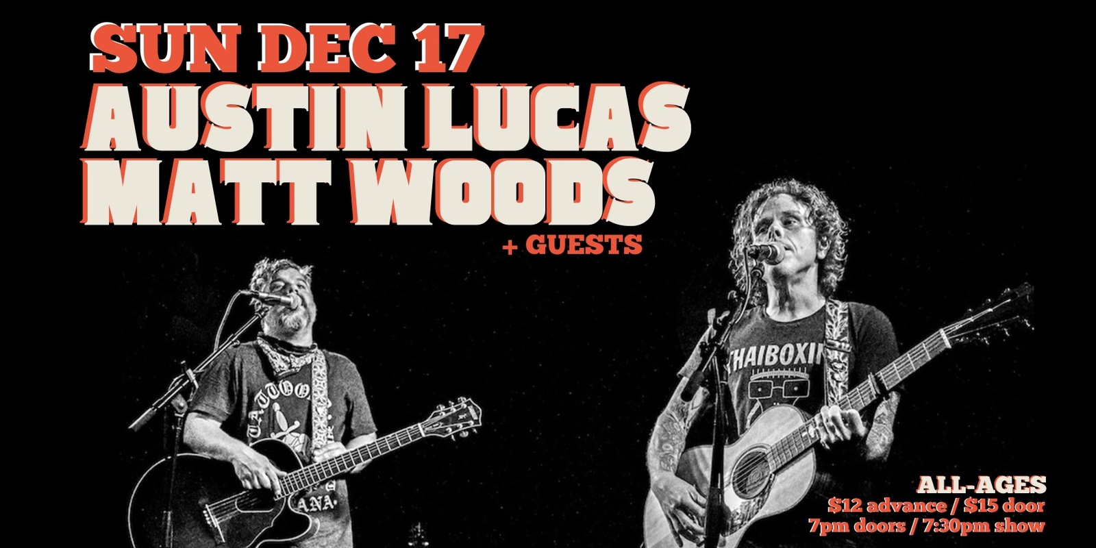 Banner image for Austin Lucas, Matt Woods, and Guests