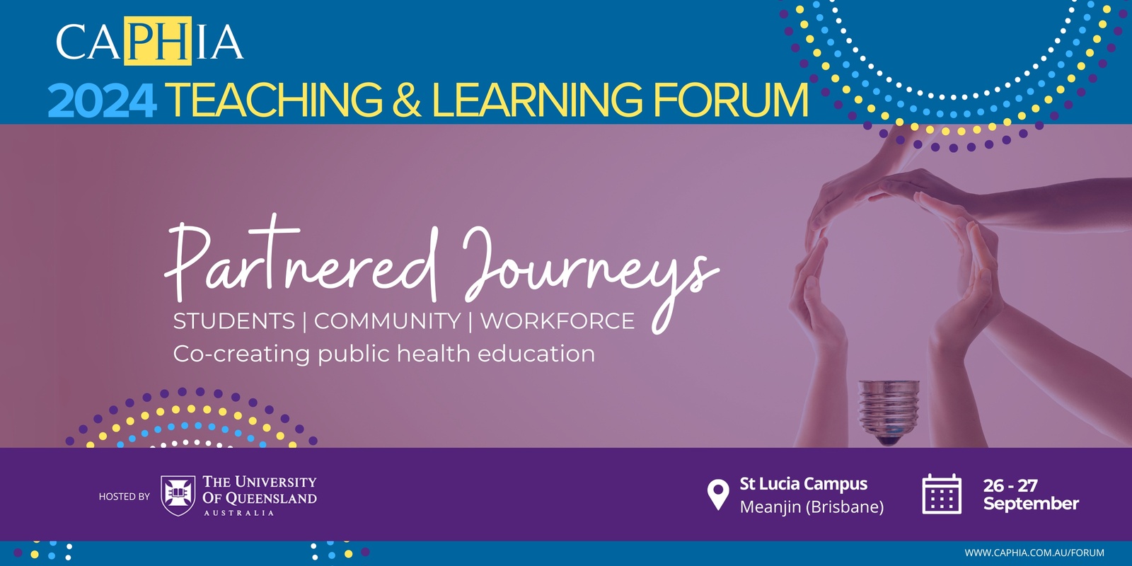 Banner image for CAPHIA Teaching and Learning Forum 2024