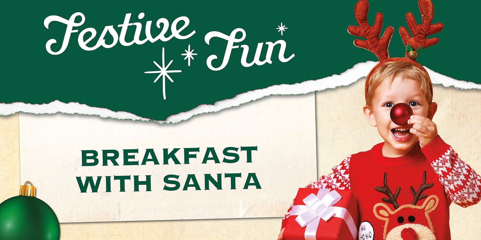 Banner image for Breakfast With Santa - Dôme Bassendean