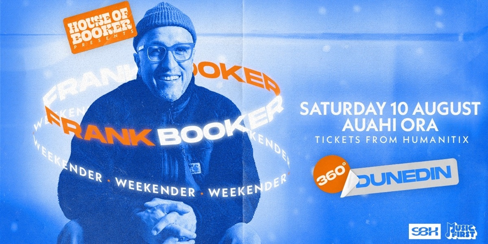 Banner image for FRANK BOOKER Weekender  //  DUNEDIN