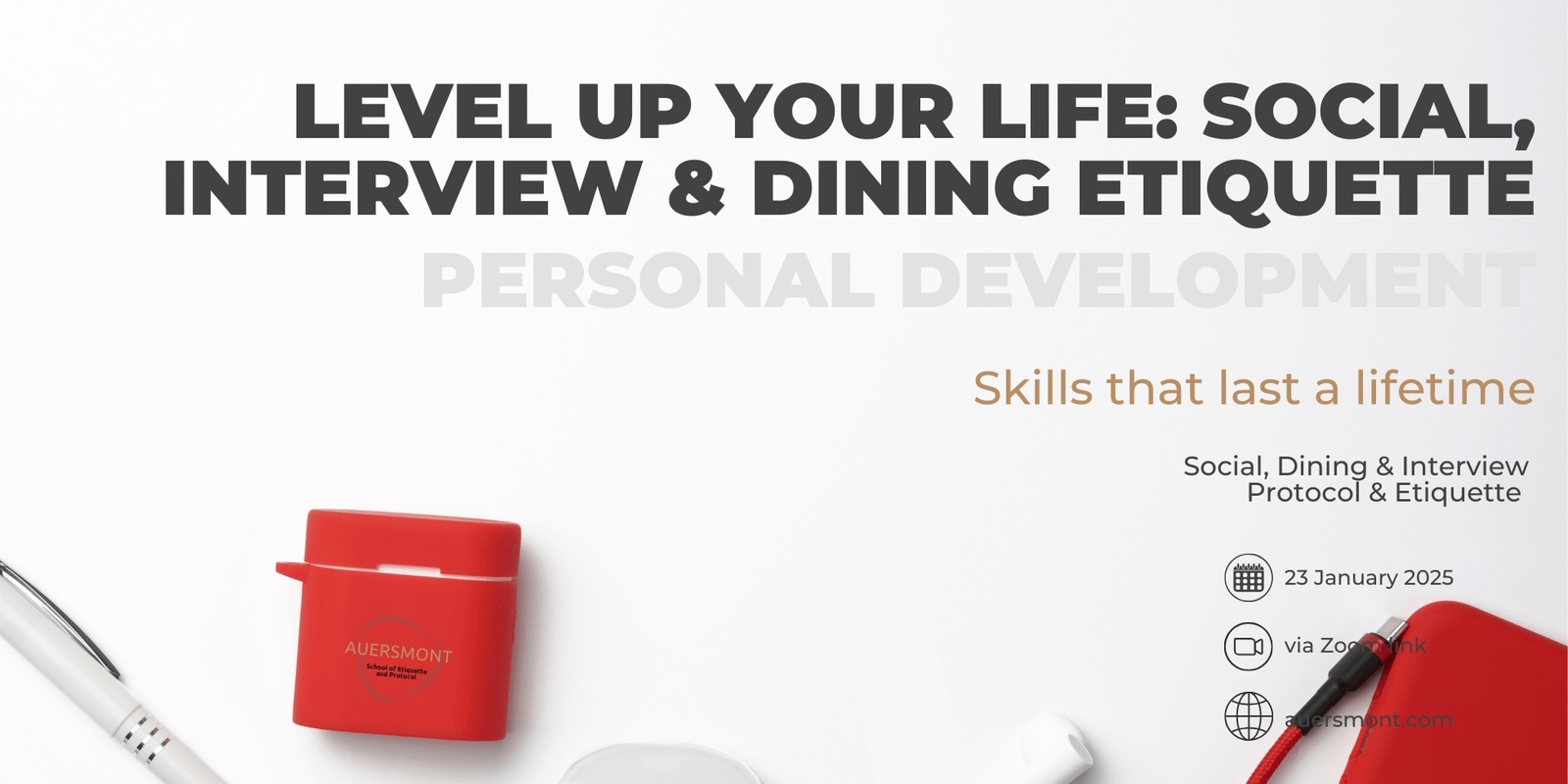 Banner image for Personal Development & Etiquette for Teens: Online Group Program