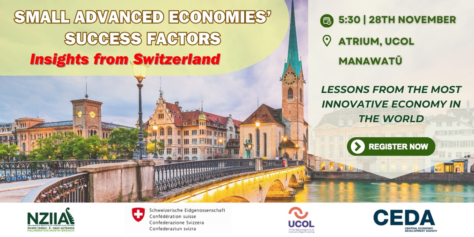 Banner image for Small Advanced Economies’ Success Factors: Insights from Switzerland