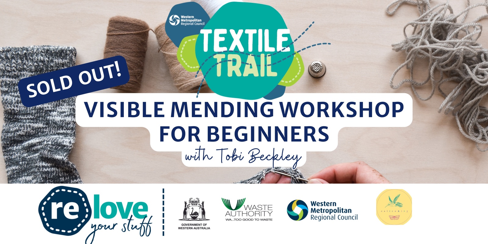 Banner image for Visible Mending for Beginners: Basket Darning