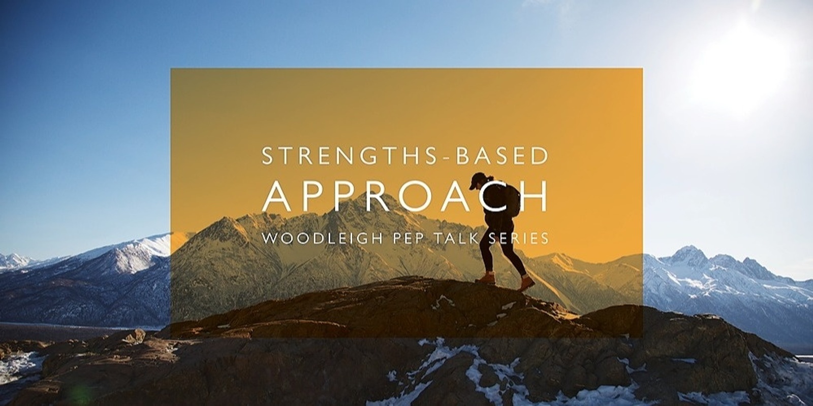 Banner image for Strengths-Based Approach with Prof Lea Waters - Term 1 PEP Talk