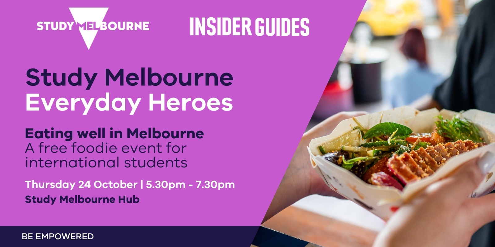 Banner image for EVERYDAY HEROES: Eating well in Melbourne