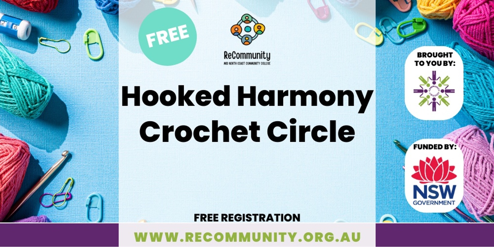 Banner image for Hooked Harmony - Crochet Circle 