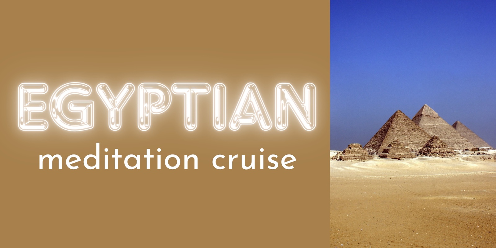 Banner image for Egyptian Cruise Meditation - live via Zoom