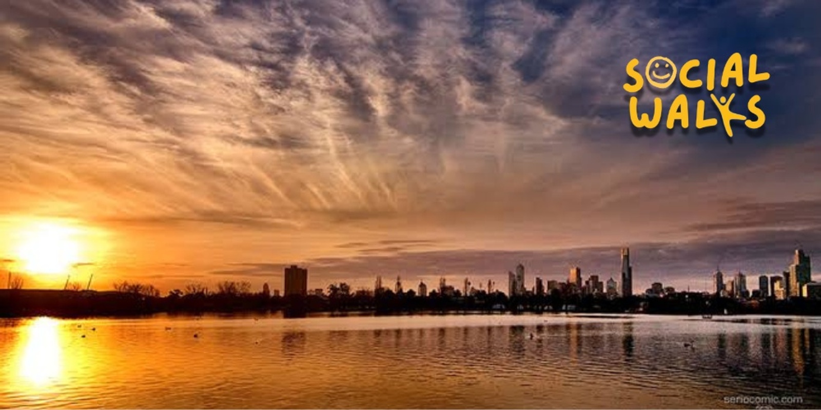 Banner image for Melbourne Social Walks - Albert Park Stunning Evening Walk - Easy 5km - w/Ads