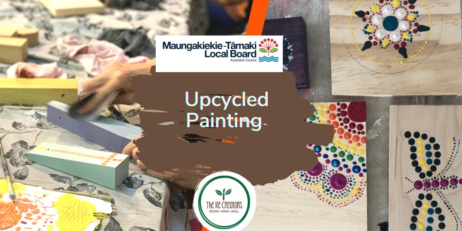 Banner image for Upcycled Painting, Onehunga Library, Tuesday 27 Feb 12.30pm-2.30pm