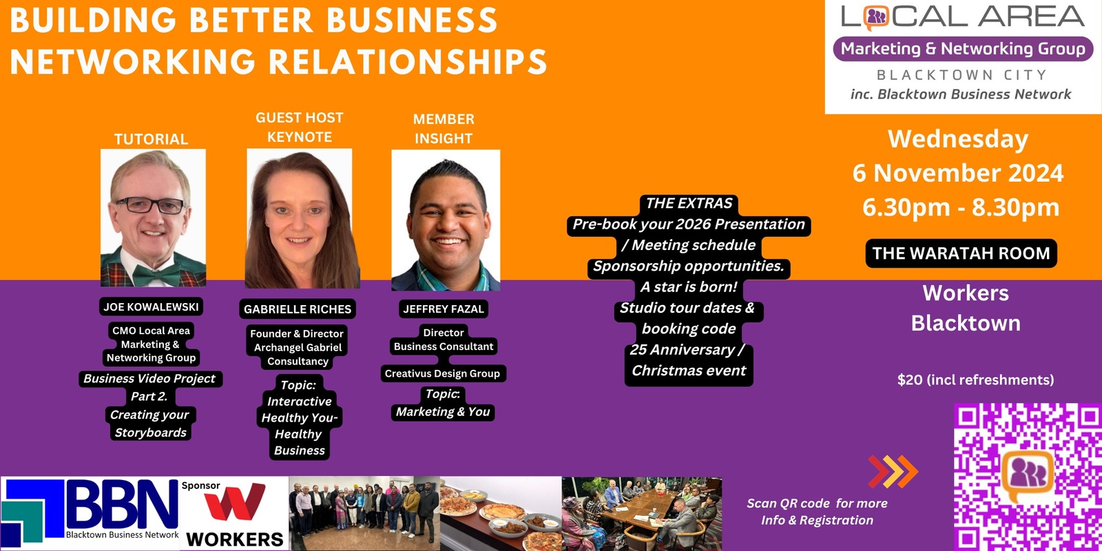 Banner image for 6 November Blacktown City Networking (BBN) - Building Better Business Relationships