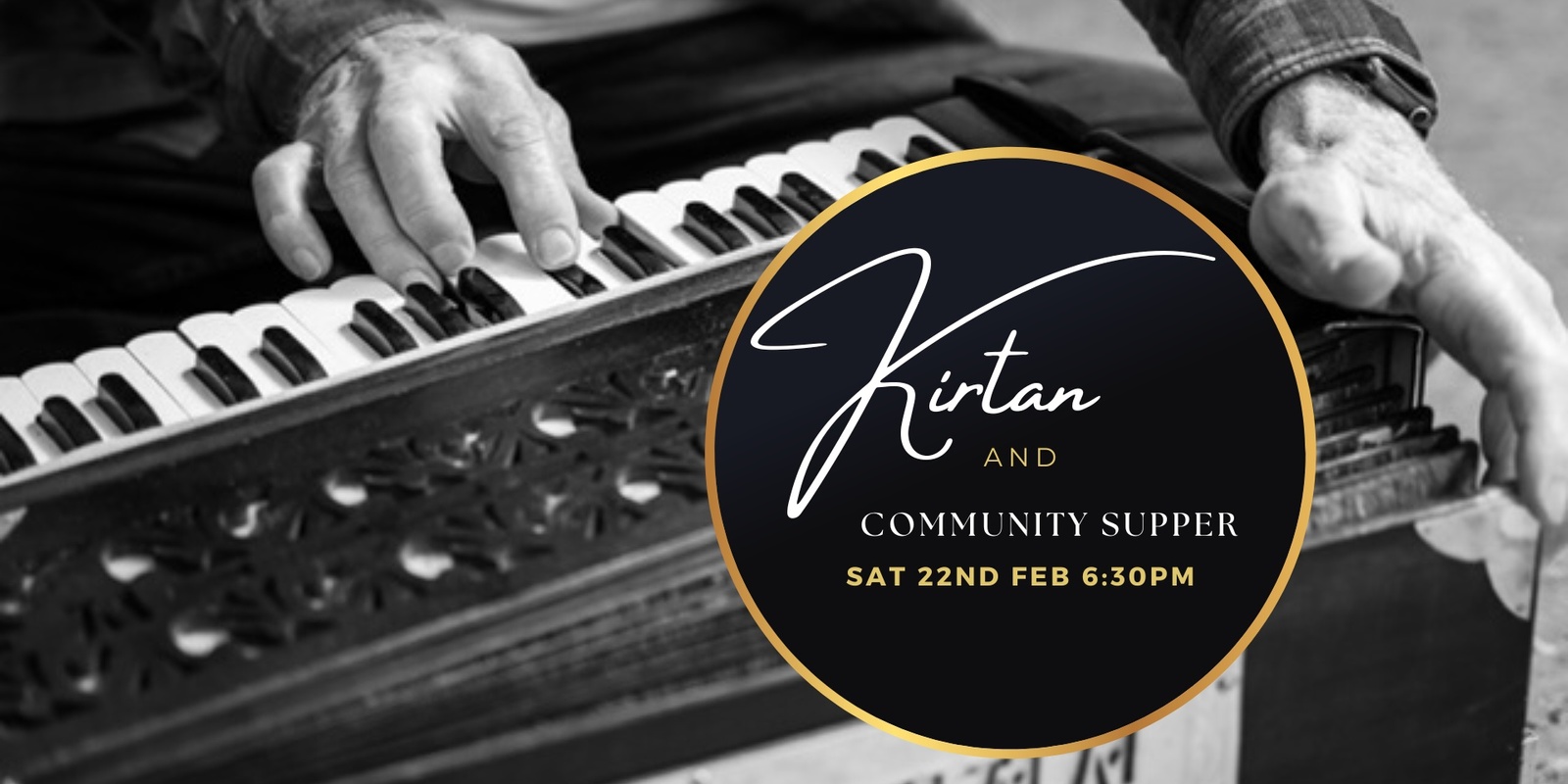 Banner image for Kirtan and Community Supper in Guildford 22/02/25