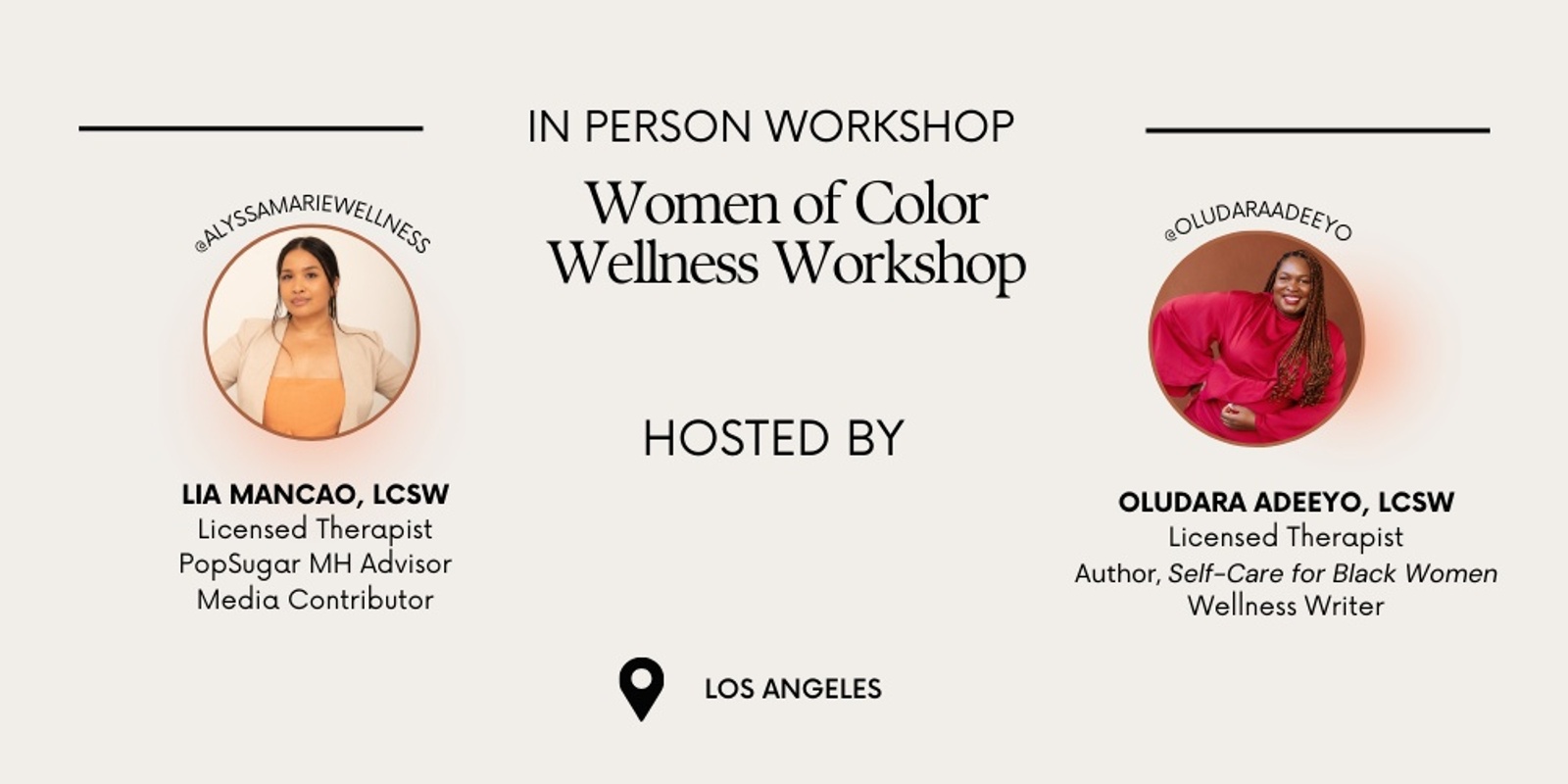 Banner image for Women of Color Wellness Workshop