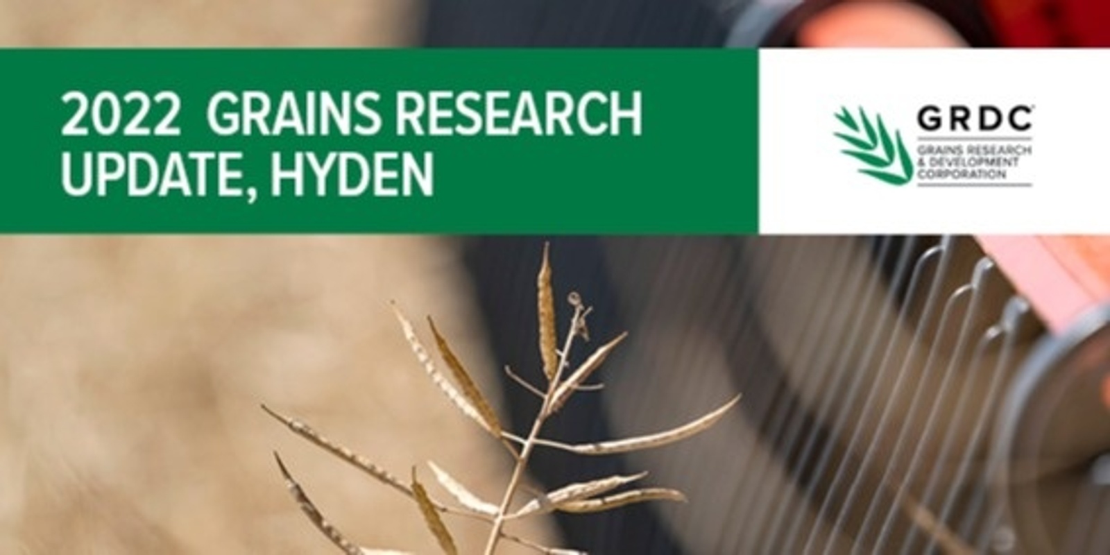 Banner image for 2022 GRDC Grains Research Update, Hyden