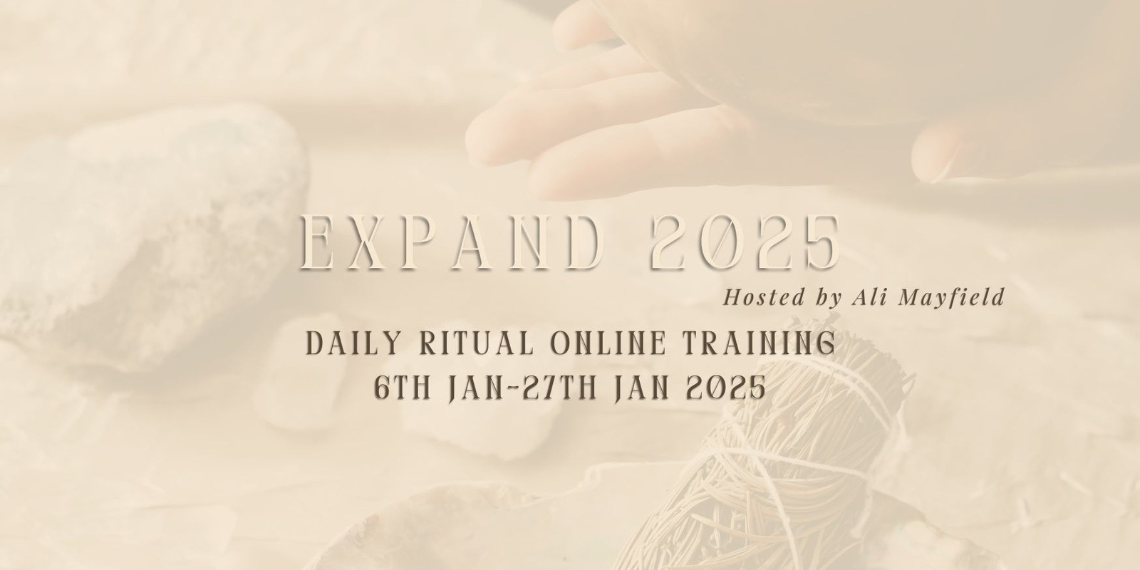 Banner image for Expand - 2025 - Online Daily Ritual Immersion