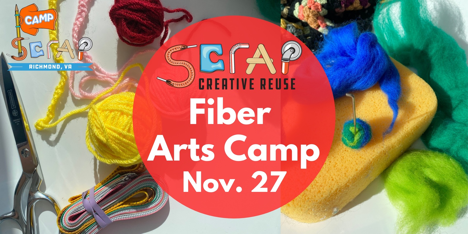 Banner image for Fiber Arts Camp - Thanksgiving - at SCRAP