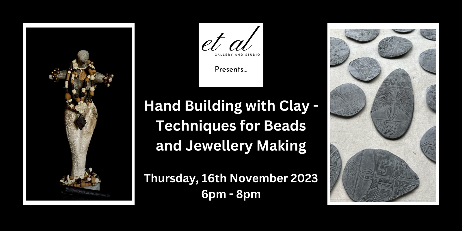 Banner image for Hand building with Clay - Techniques for Beads and Jewellery making