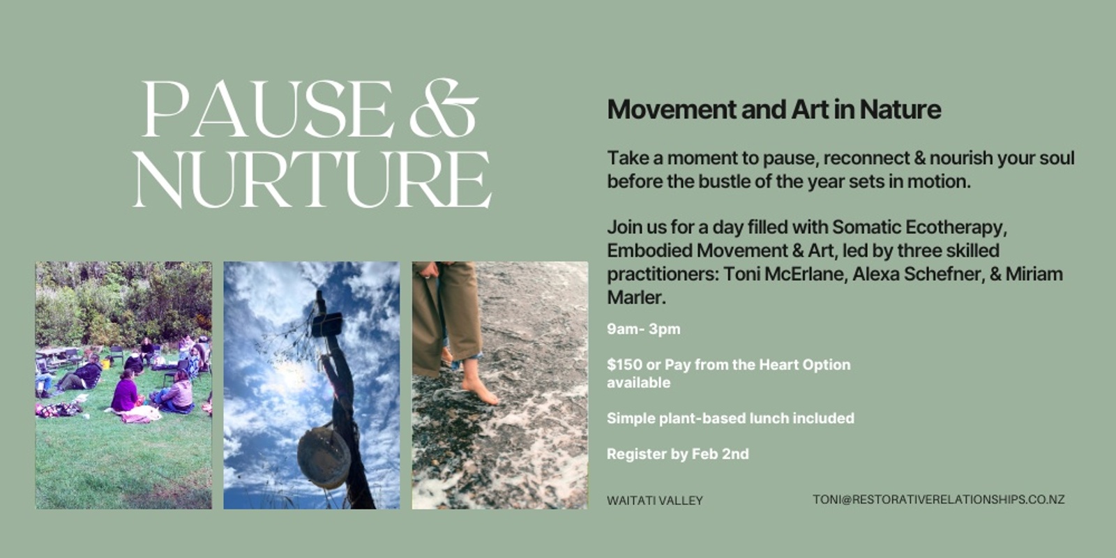 Banner image for Pause & Nurture - Movement and Art in Nature