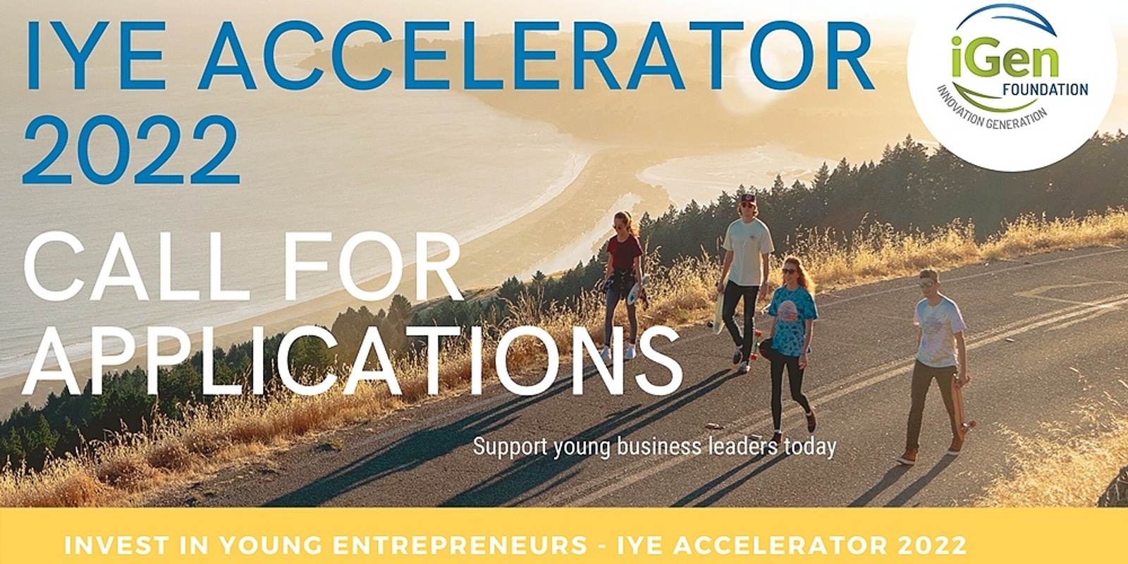 Invest in a Young Entrepreneur - call for applications