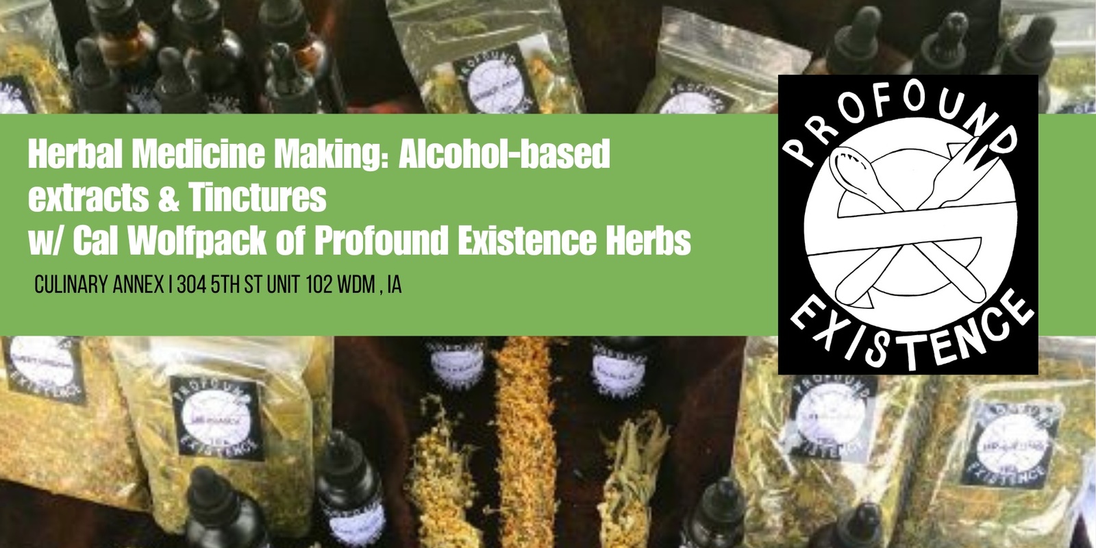 Banner image for Herbal Medicine Making: Alcohol-based extracts & Tinctures