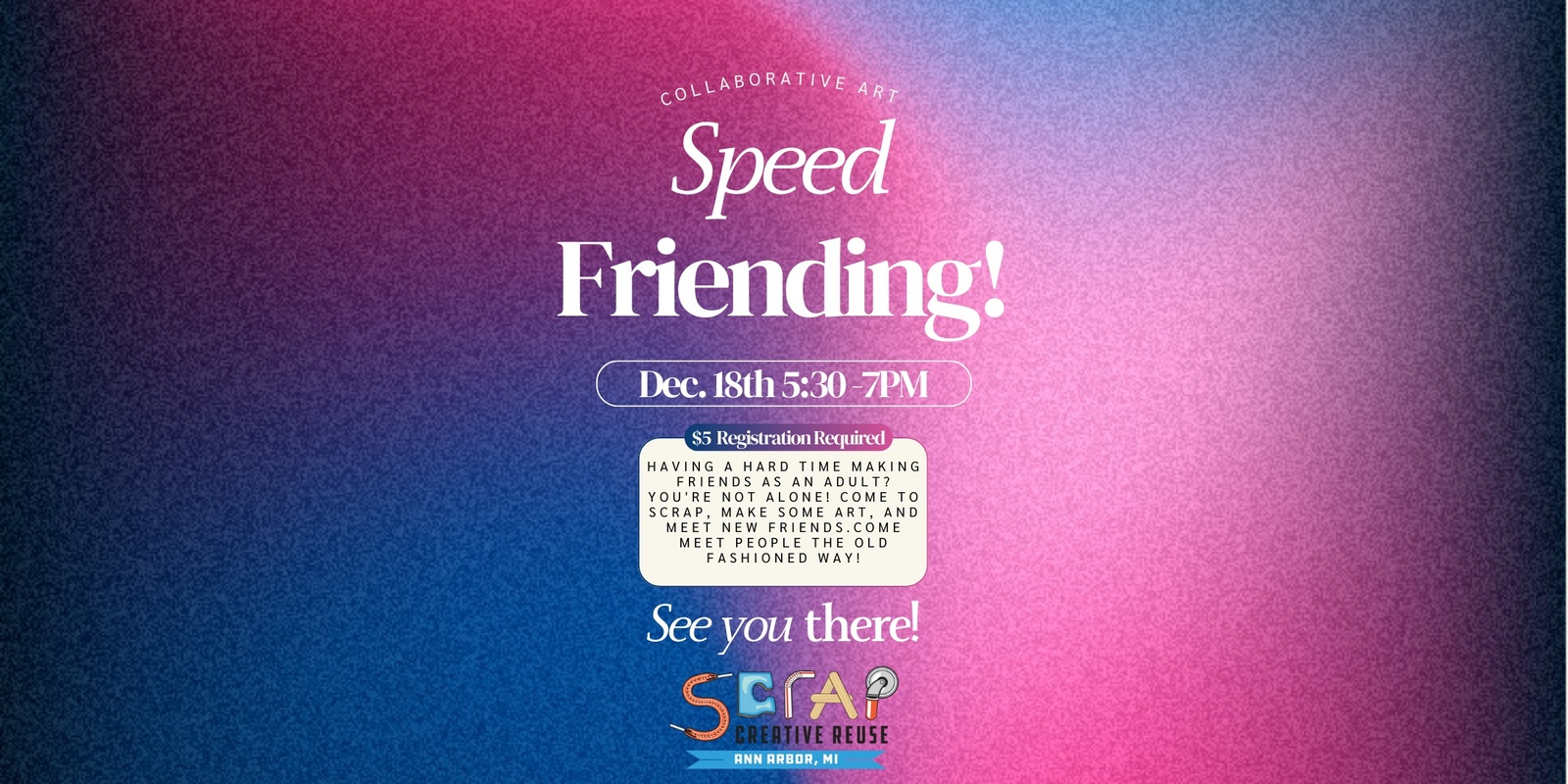 Banner image for Collaborative Art - Speed Friending