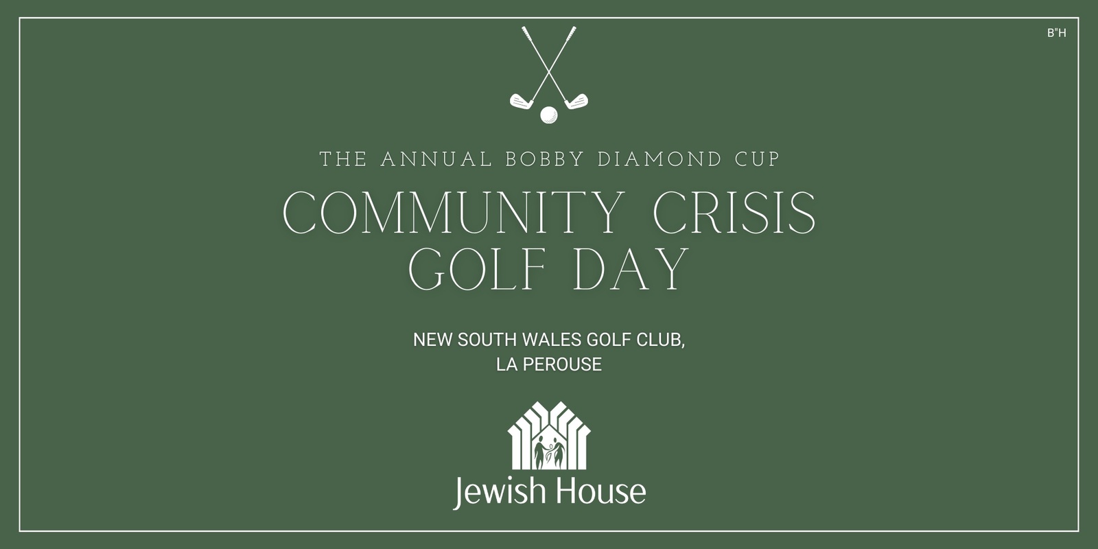 Banner image for 2024 COMMUNITY CRISIS GOLF DAY