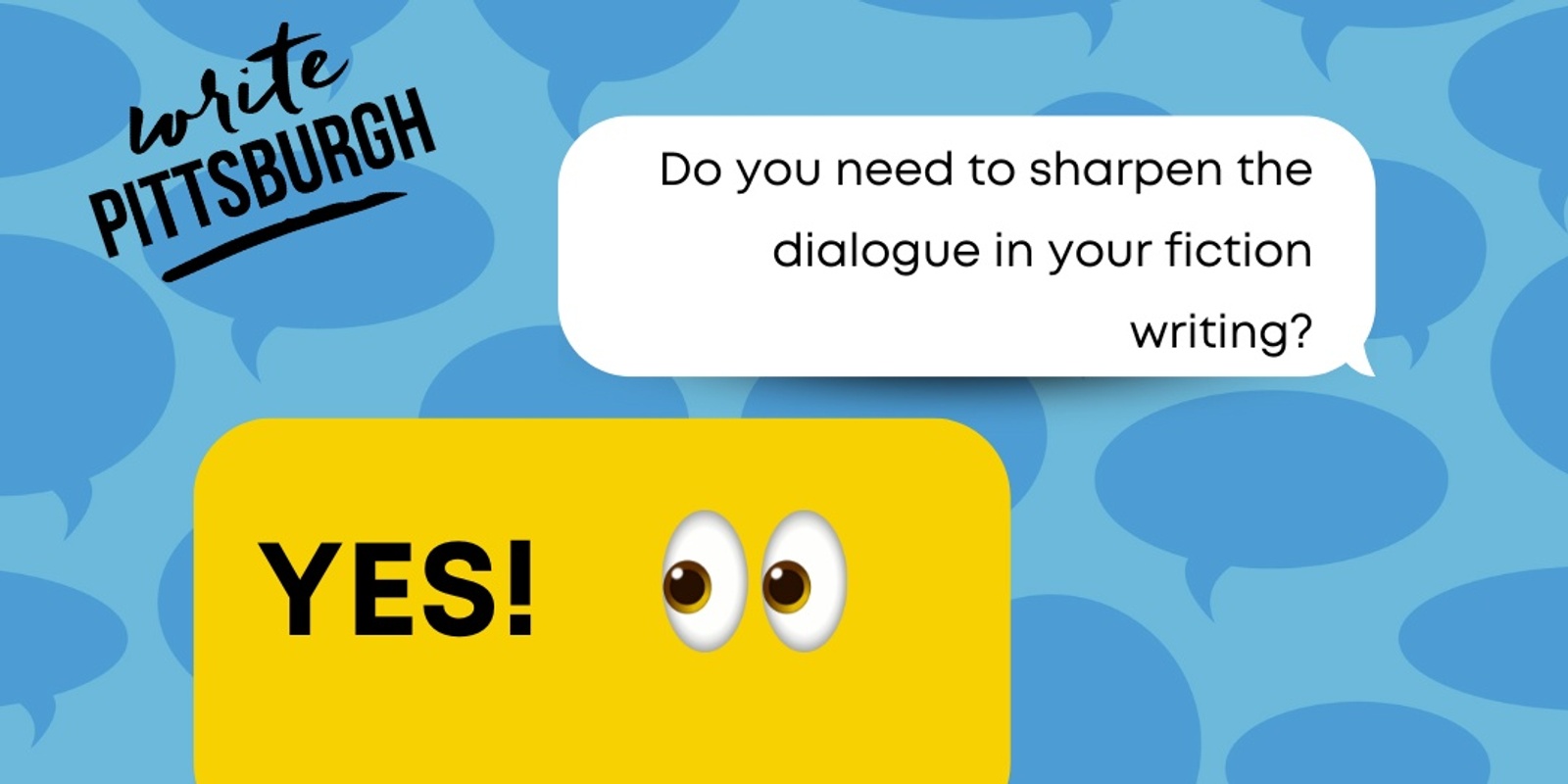 Banner image for Say What? Dialogue in Fiction