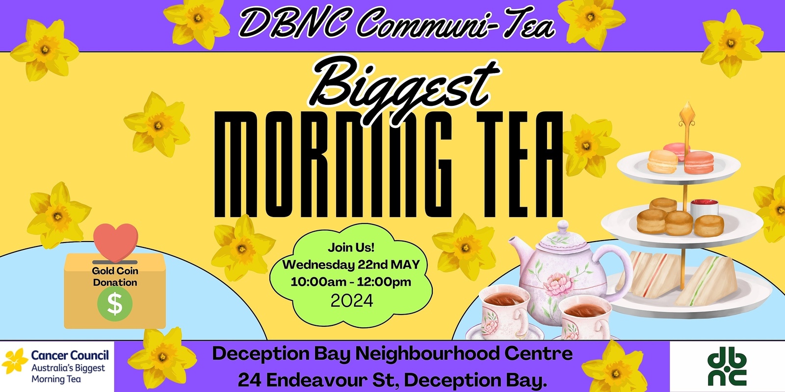 Banner image for DBNC Communi-Tea: Australia's Biggest Morning Tea