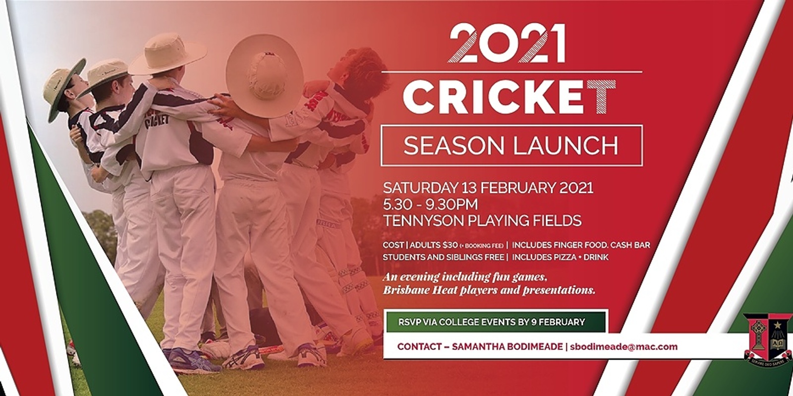 Banner image for 2021 Terrace Cricket Season Launch