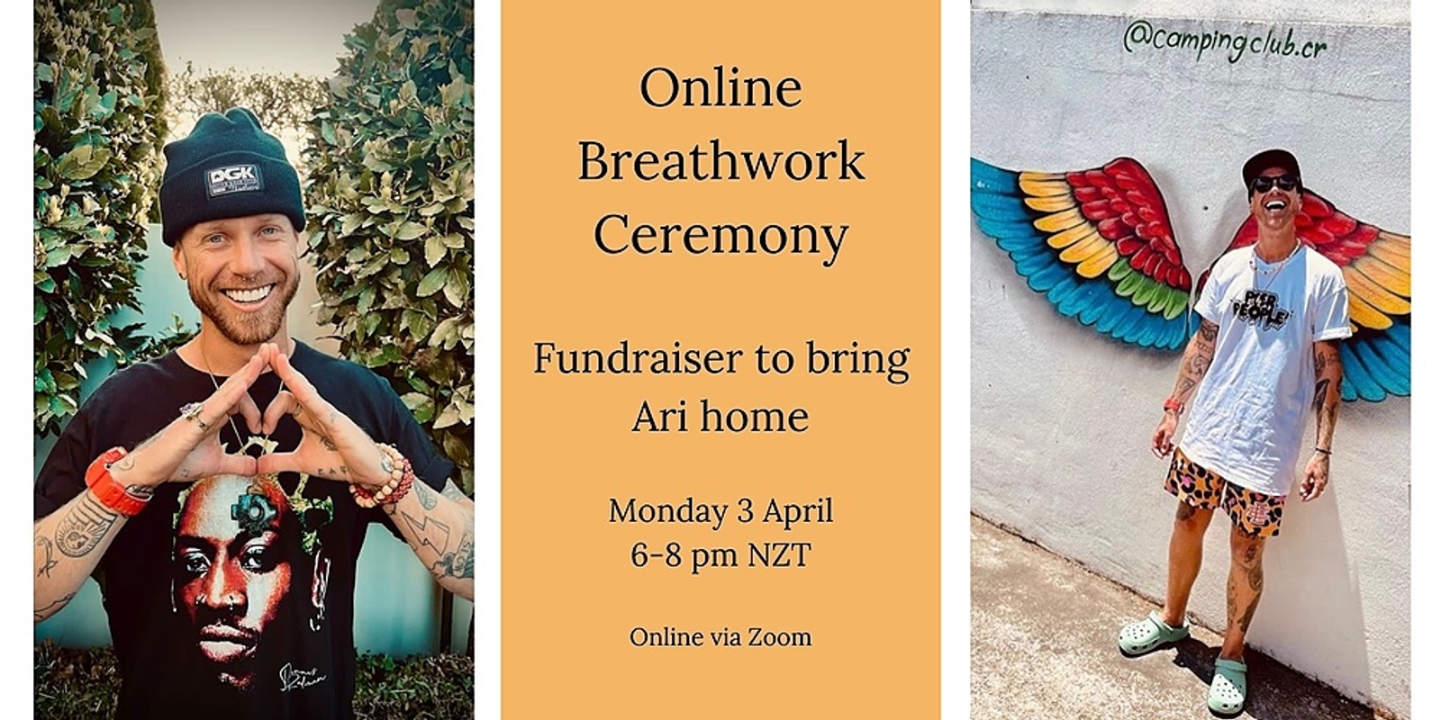 Banner image for Breathwork Ceremony for Ari *Stay Gold Evolve*