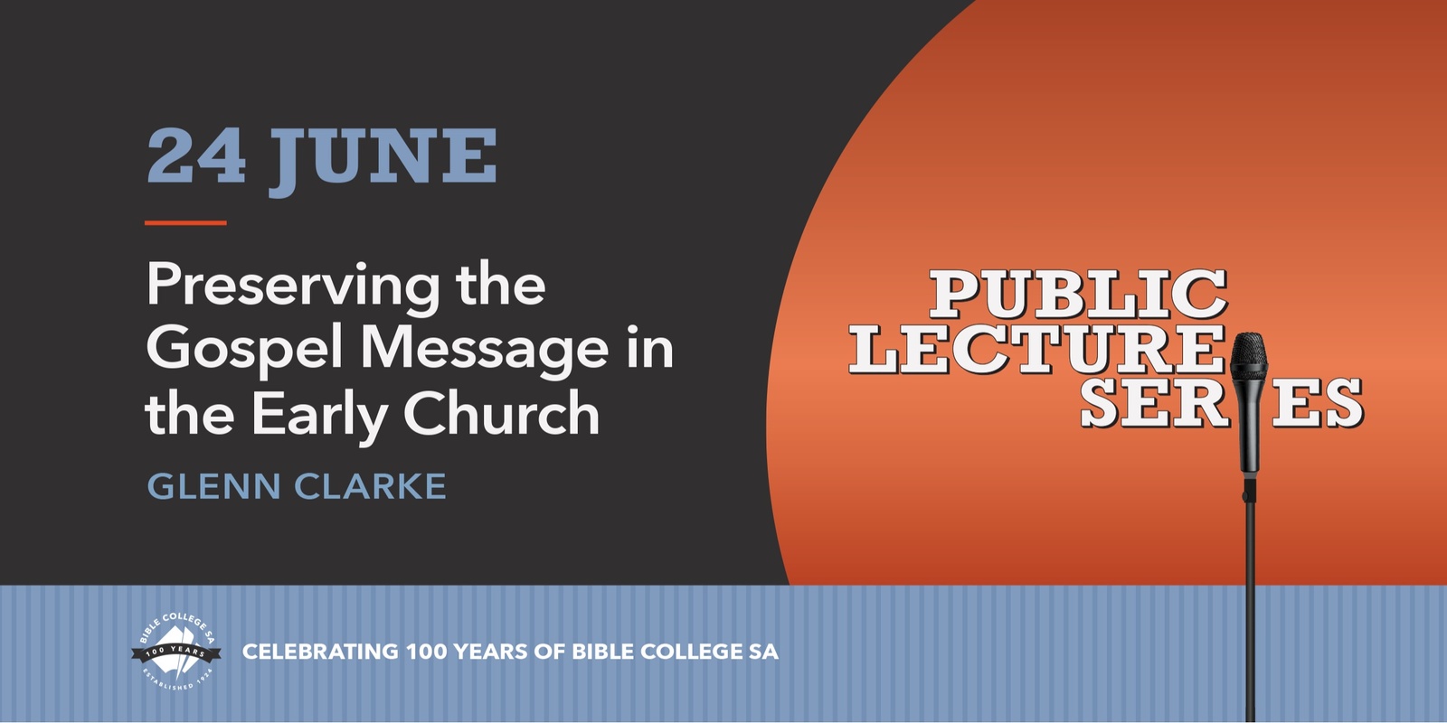 Banner image for Preserving the Gospel message in the Early Church, with Glenn Clarke