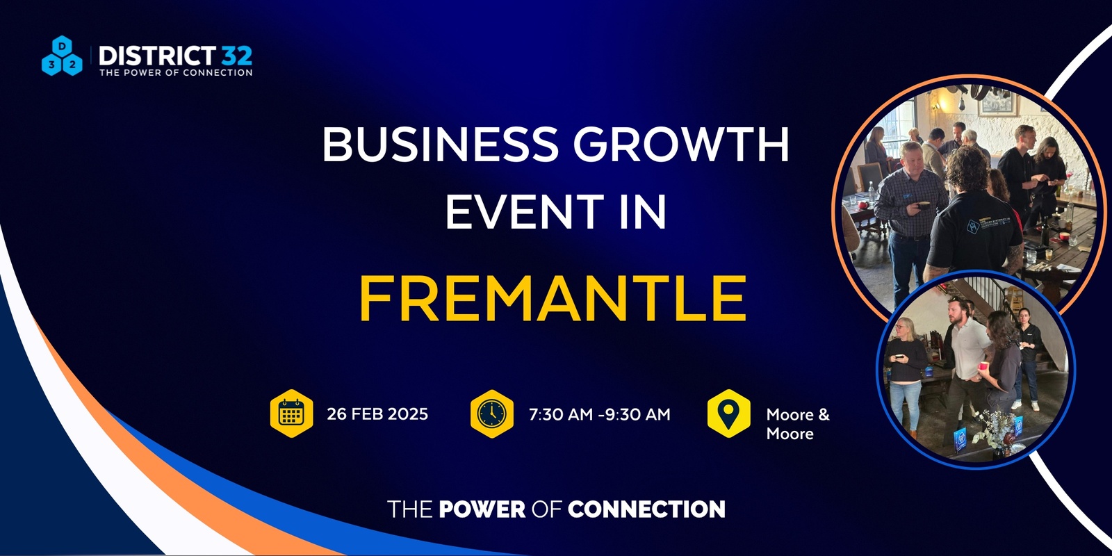 Banner image for District32 Business Networking Perth – Fremantle - Wed 26 Feb