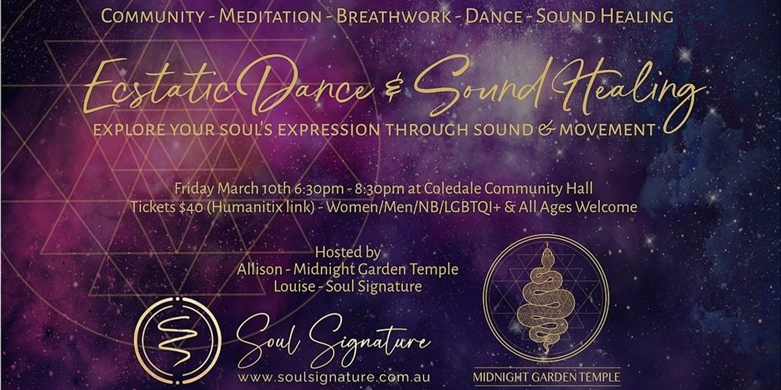 Banner image for Ecstatic Dance & Sound Healing