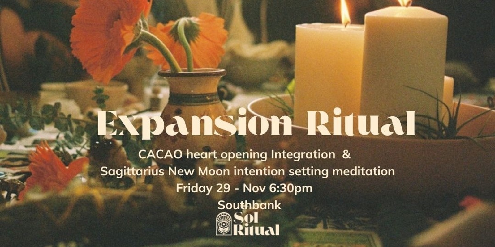 Banner image for Expansion - Un viaje de camino al Akasha Ritual New Moon + Cacao Circle