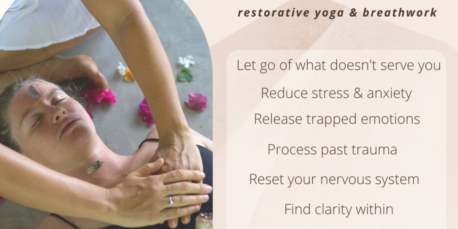 Banner image for BREATHE & RELEASE (Restorative Yoga & Breathwork)