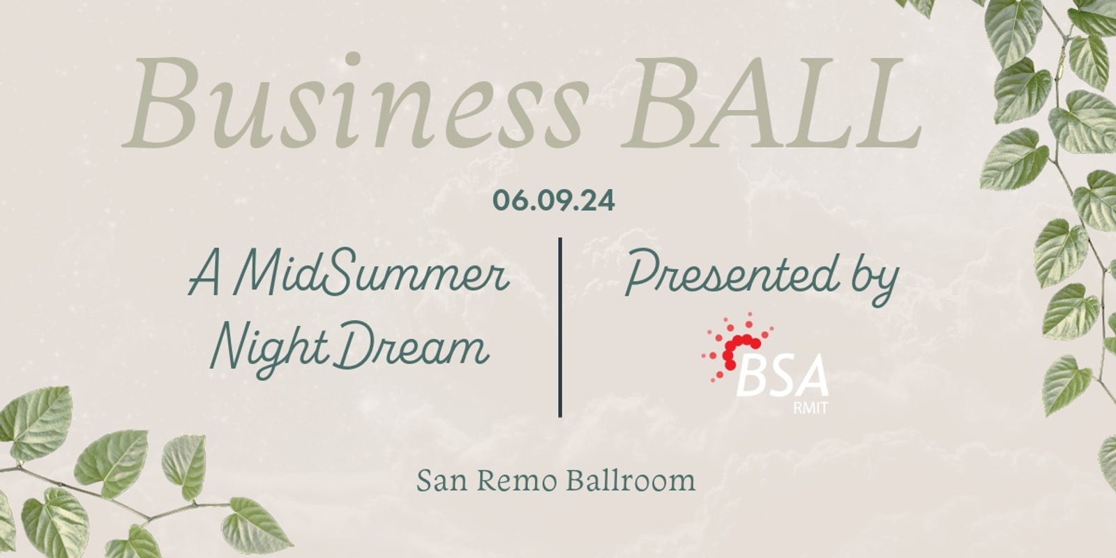 Banner image for BSA Ball 2024