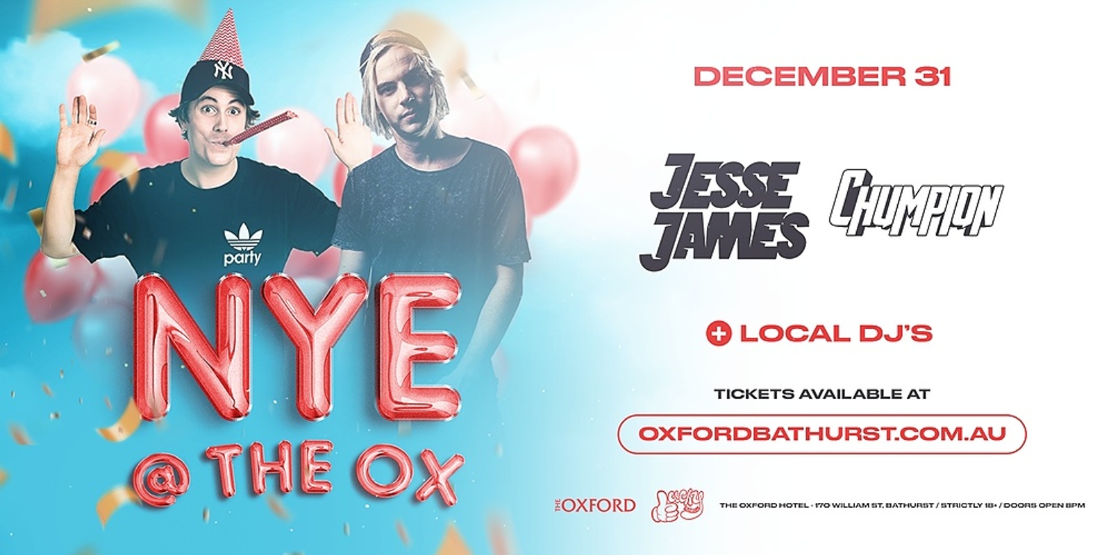 Banner image for NYE @ The Ox