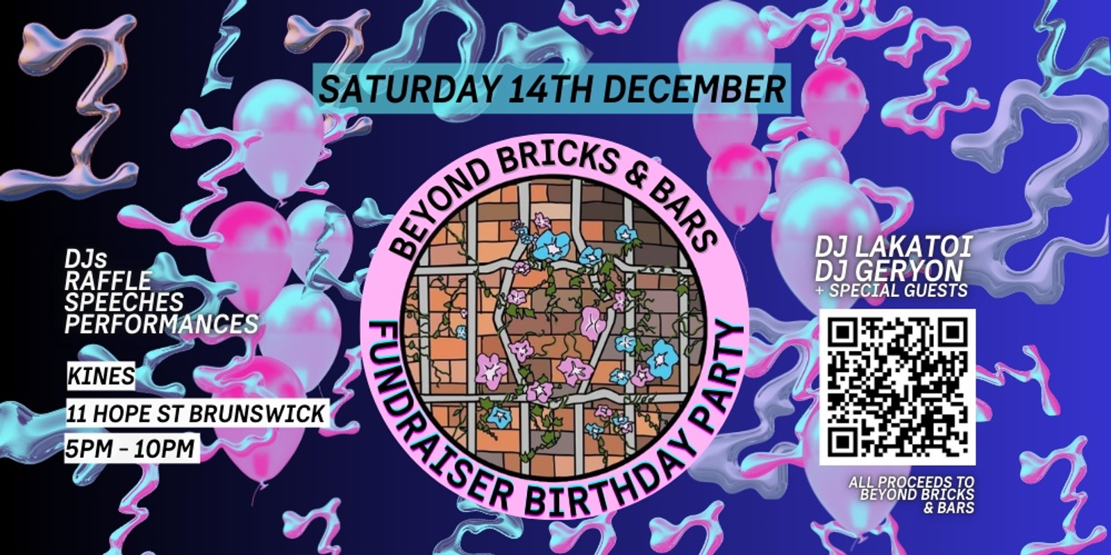 Banner image for Beyond Bricks & Bars – Fundraiser Birthday Party!