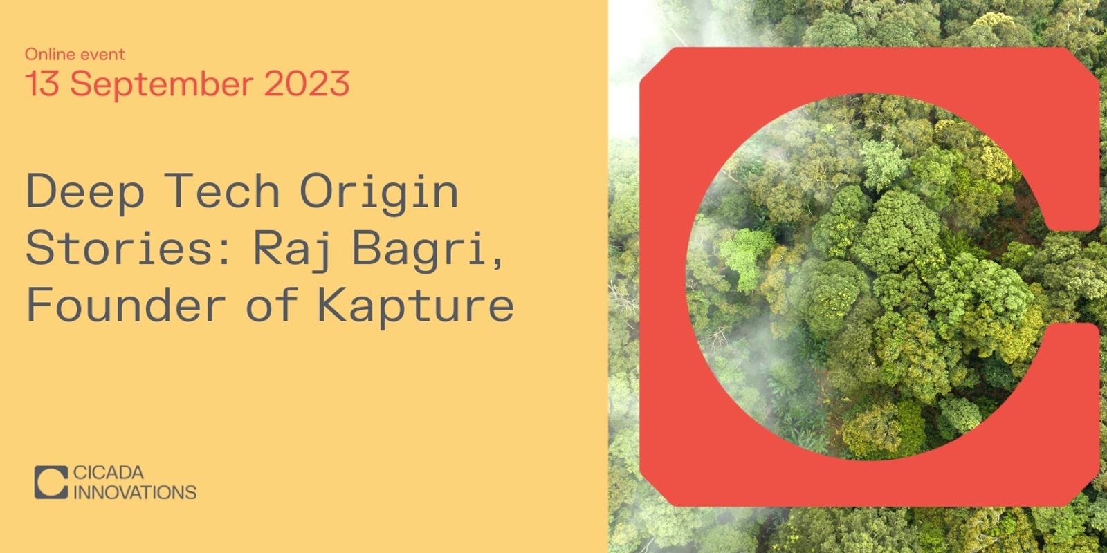 Banner image for Deep Tech Origin Stories: Raj Bagri, Founder of Kapture