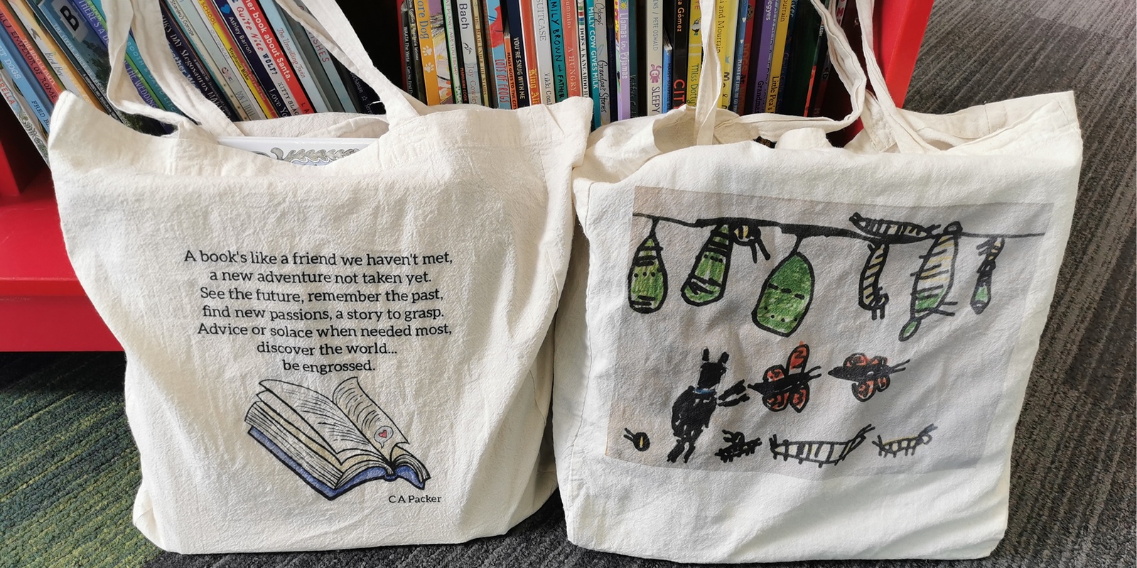 Banner image for Te Hāpua: Halswell Centre - Design your own Library Bag H1W